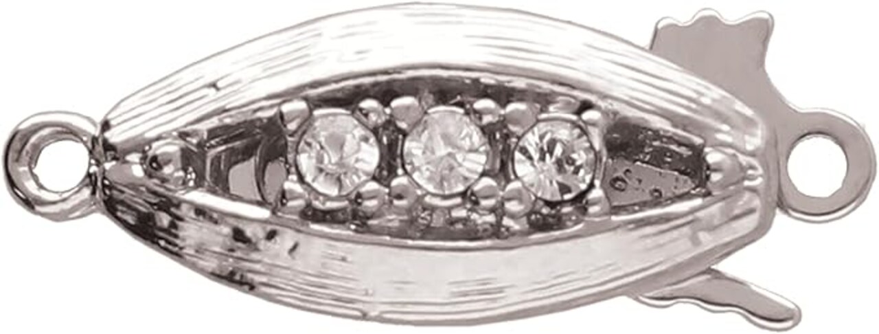 The Beadsmith Push Pull Slide Clasp – Elegant Elements – Strand Designs – Component to Finish or Connect Bracelets, Necklaces and DIY Handmade Jewelry